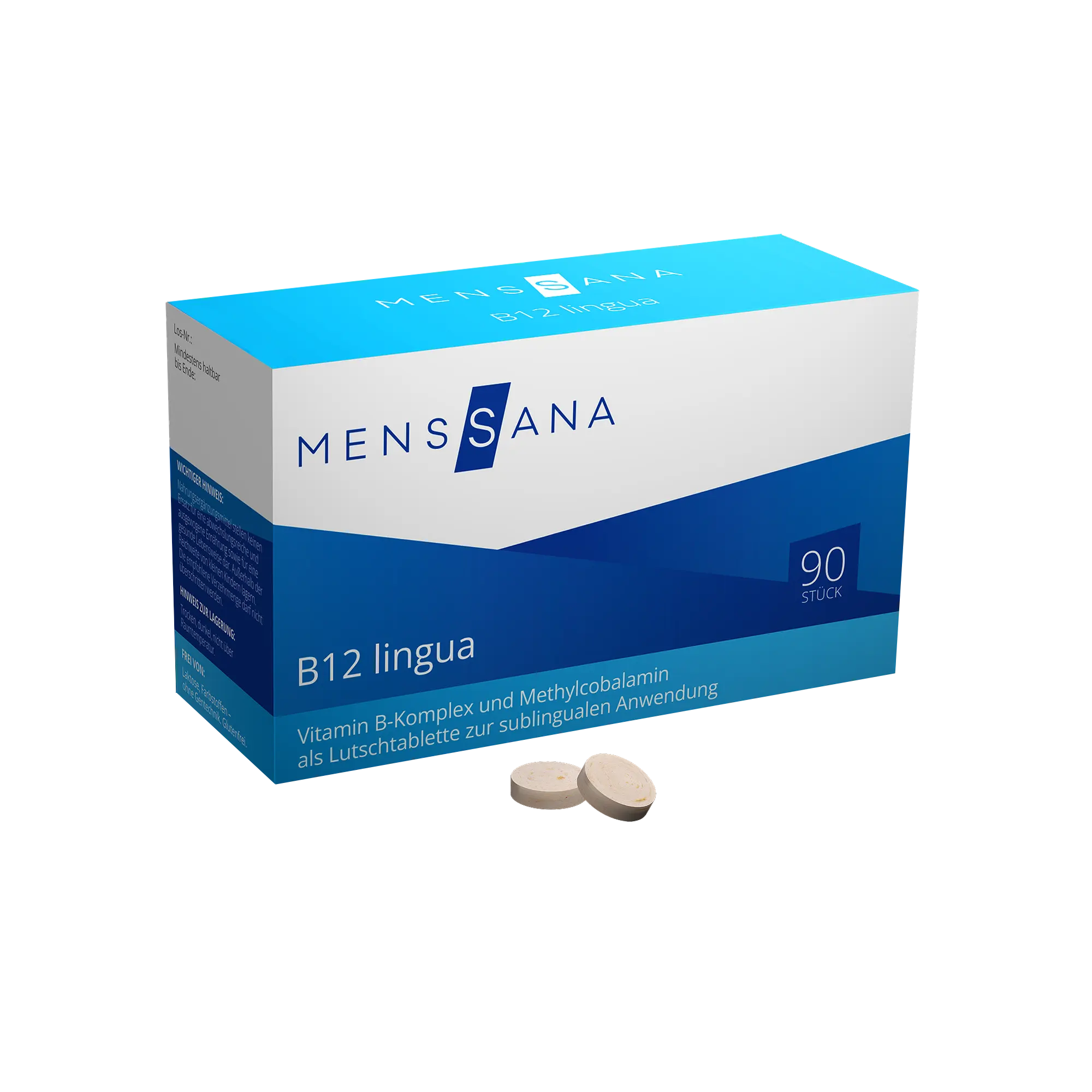 MensSana B12 lingua (90 Lutschtabletten) | Titelbild